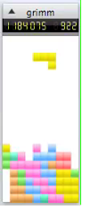 Tetrisspiel-Aufzeichnung